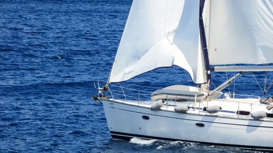 Summer boat yachting