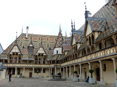 Middle ages hospice hotel de dieu