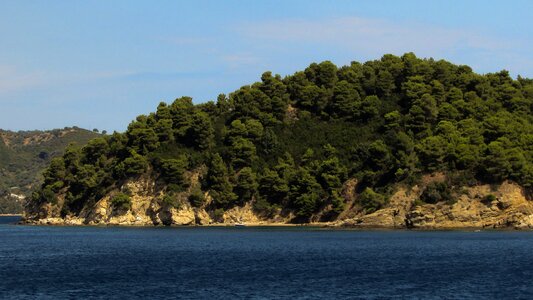 Coastline greek sporades photo