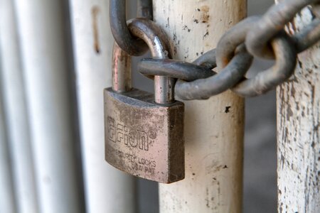 Key lock chain photo