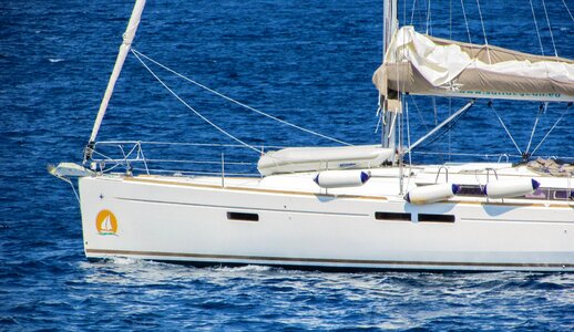 Summer boat yachting