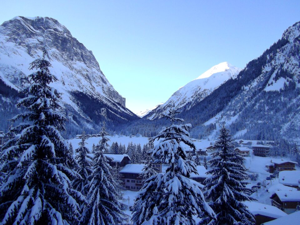 Alps alpine village mountains