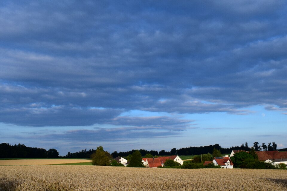 Agriculture clouds sky photo