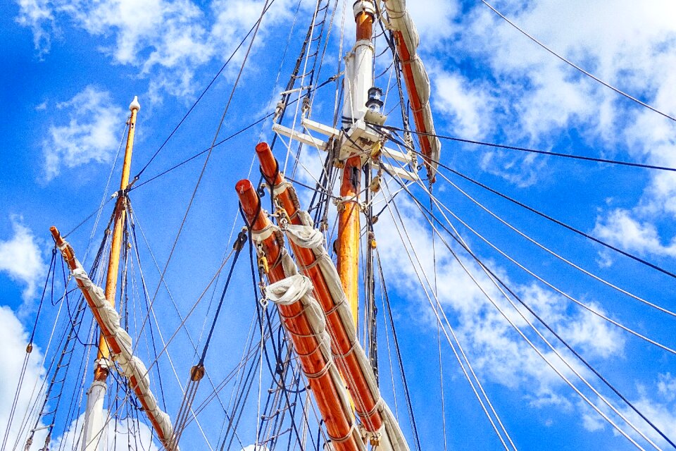 Mast rope delfsail