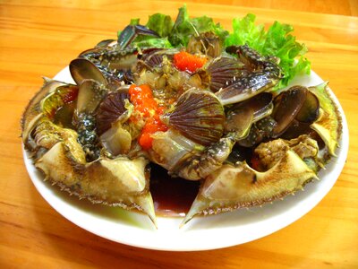 Soy crab crab food