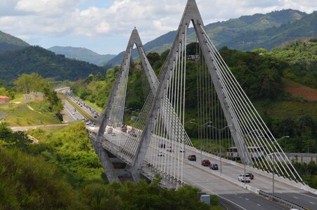 Engineering iron bridge bridge
