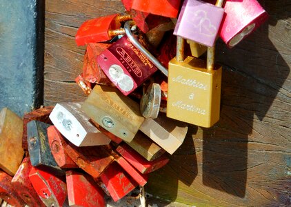 Love love castle padlock