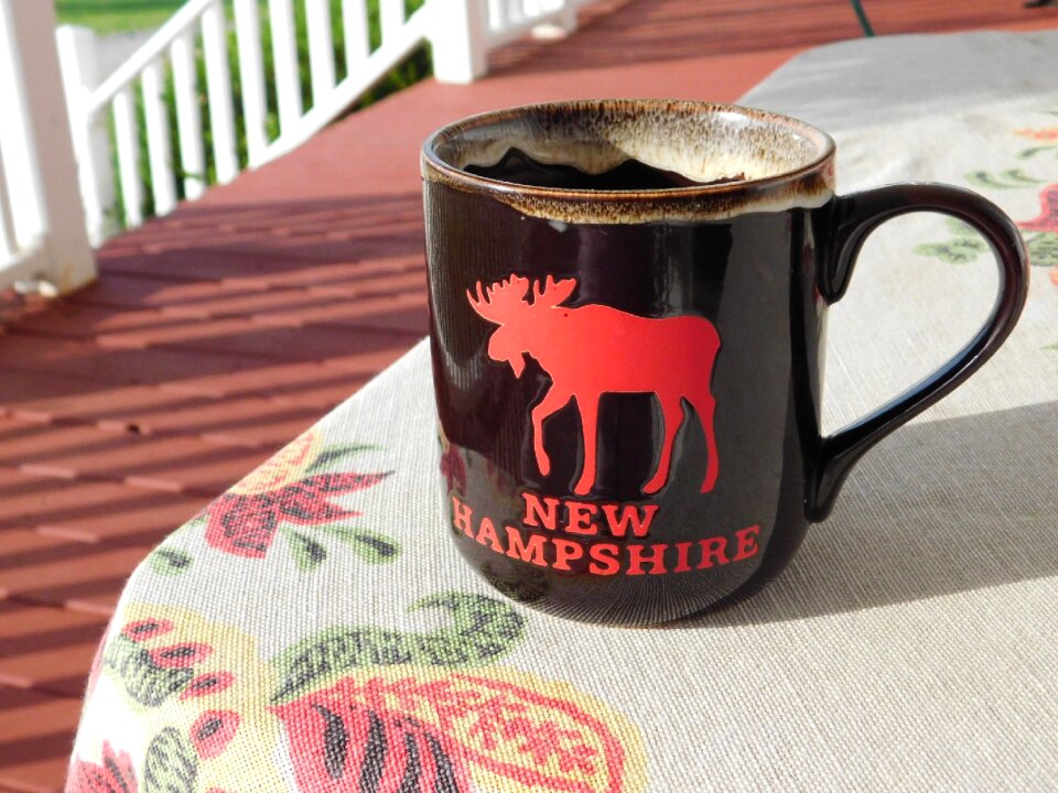 Front porch leisure morning