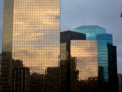 Skyscraper panorama building