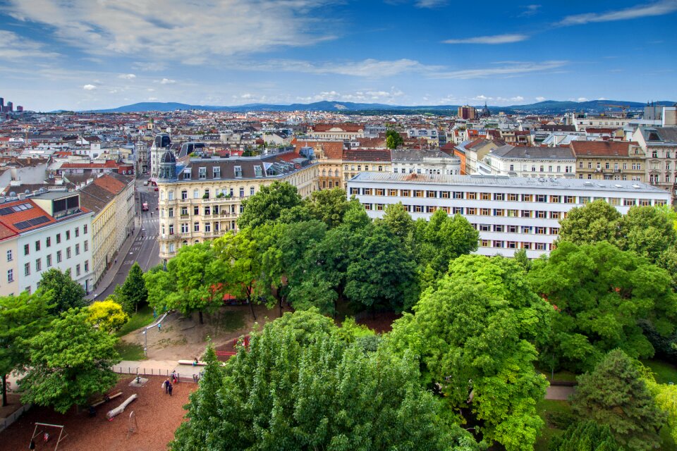 Capital outlook city panorama photo