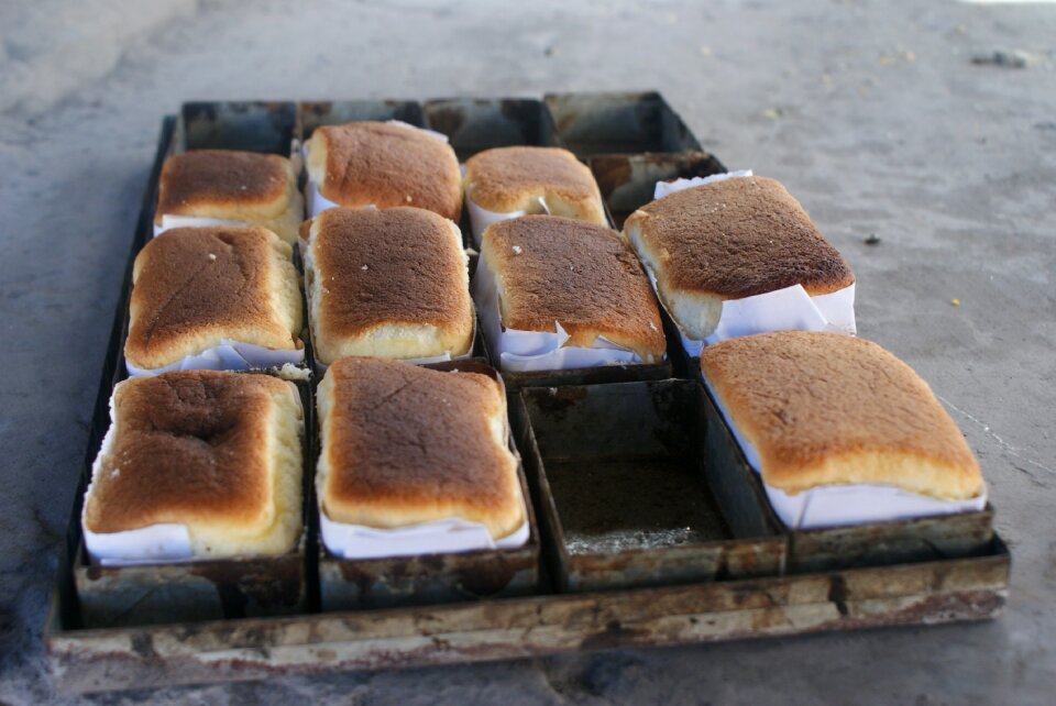 Gastronomy toasted bread flour