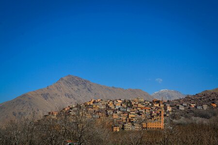 Morocco sky village photo