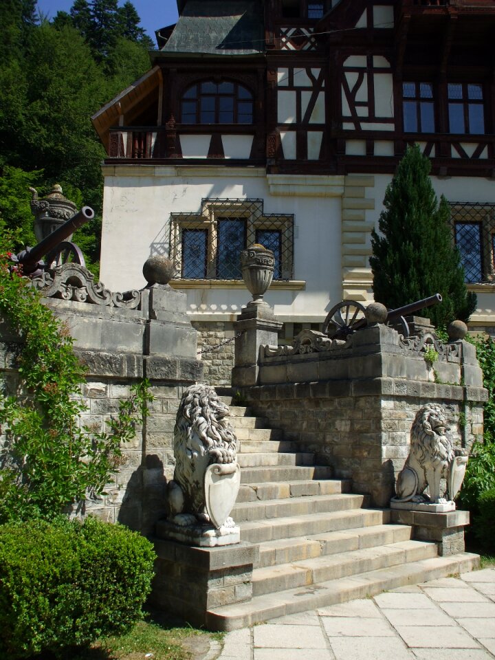 Sinaia romania staircase