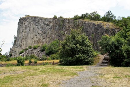 Trip basalt organ an extinct volcano
