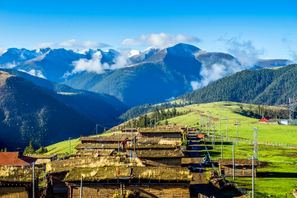 The scenery photography mountain