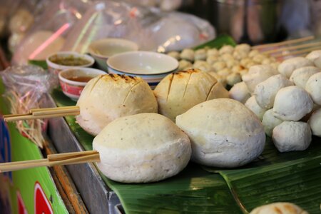 White look delicious pork ball photo