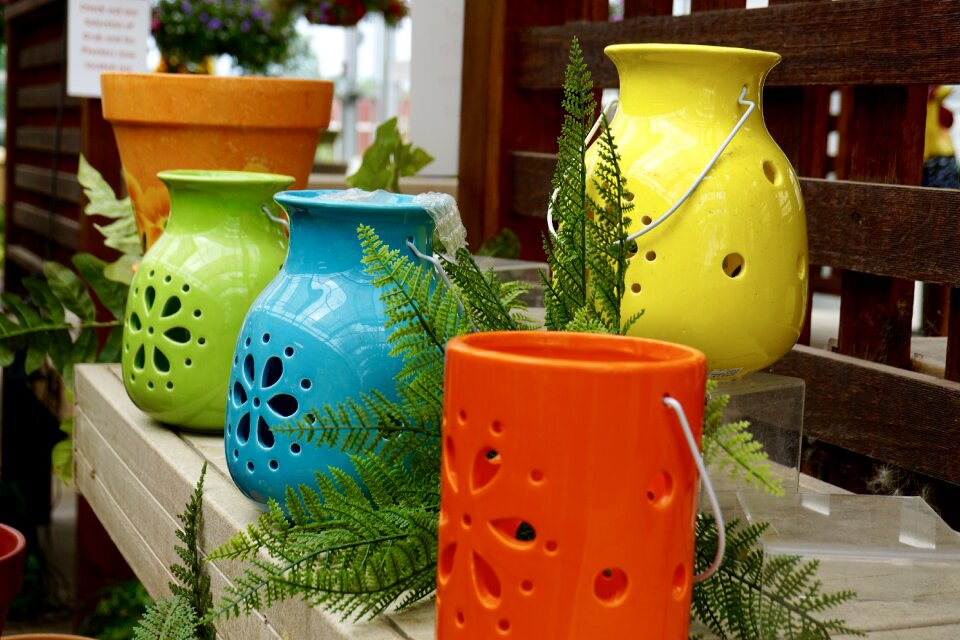 Container pots ceramic