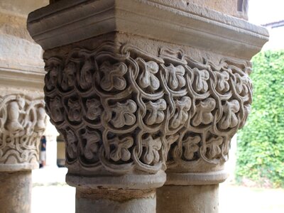 Santillana del mar spain column