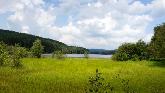 Valley nature landscape