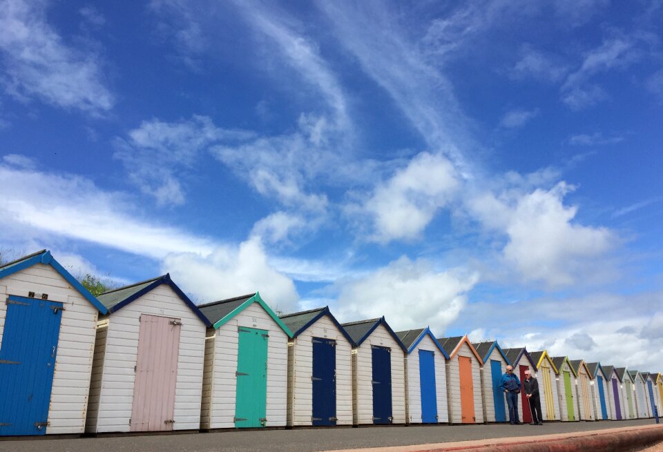 Beach summer sky photo