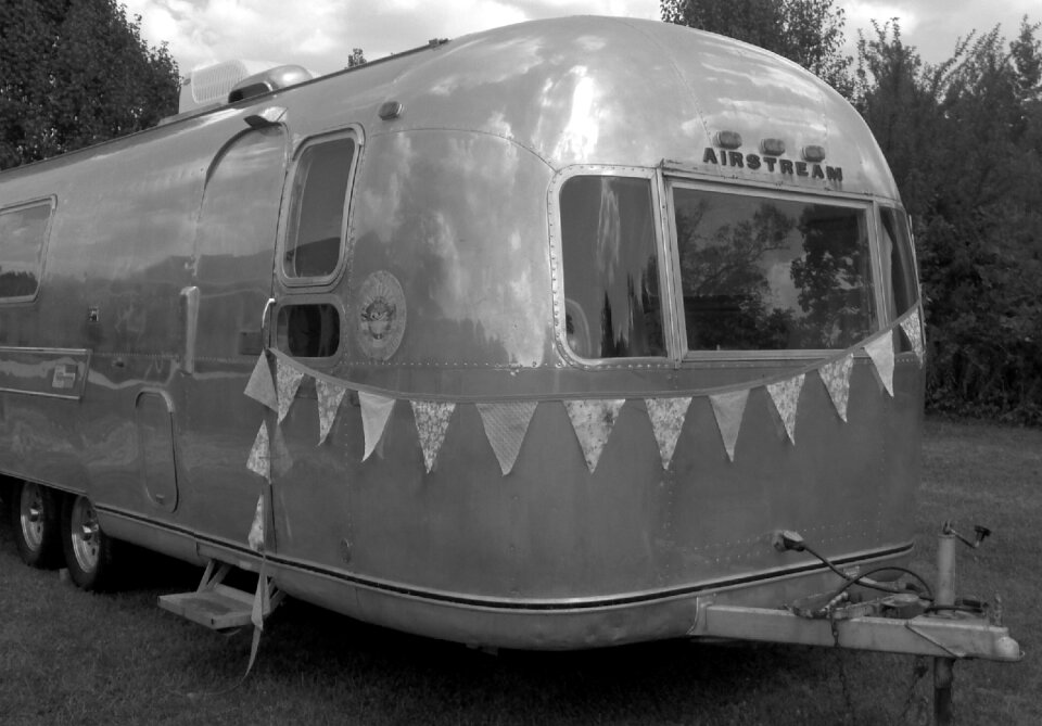 Black and white exploring vintage