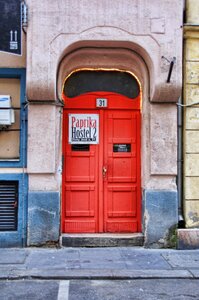 Road budapest house facade photo