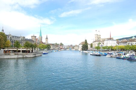 Zurich switzerland lake photo