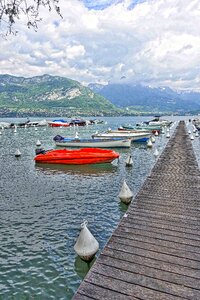 Marina dock water photo