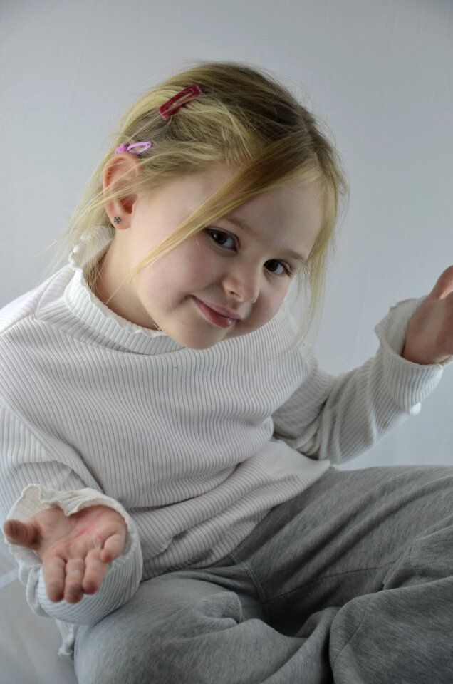 Girl children candy
