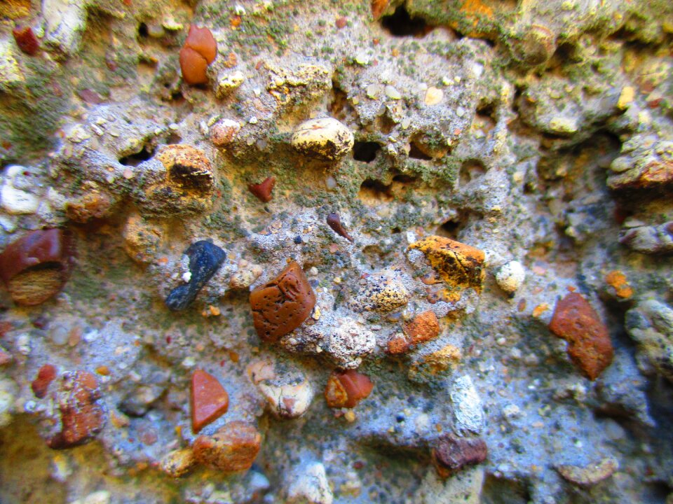 Stone construction the façade of the