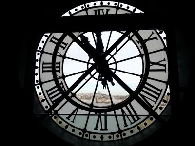 Museum orsay clock photo