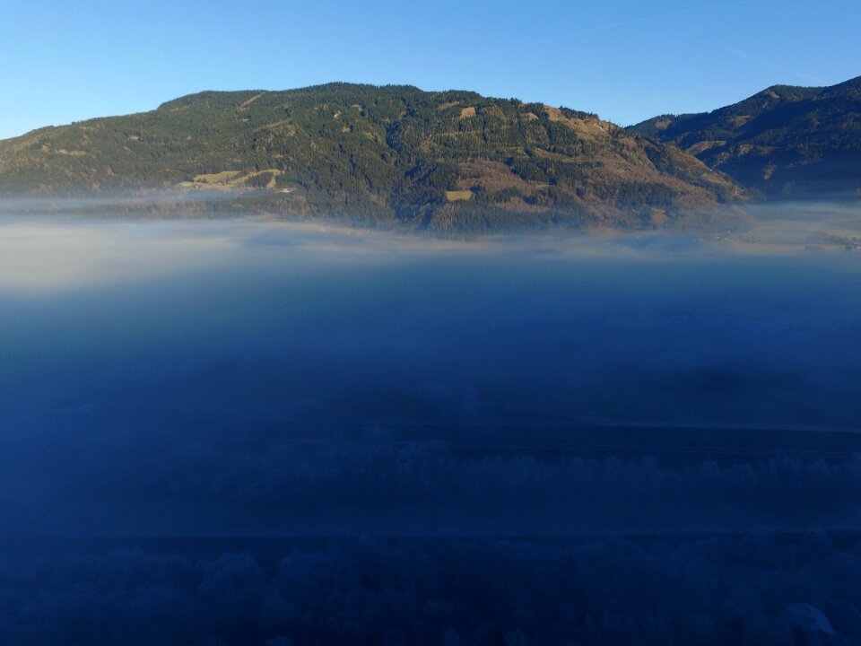 Frost shadow nature