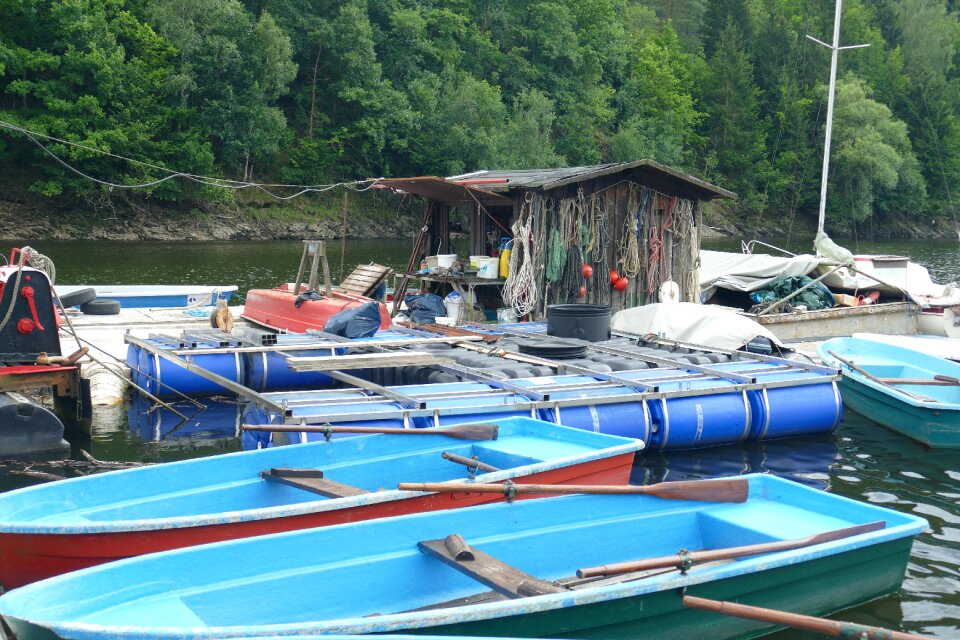 Wendefurth dam boat house