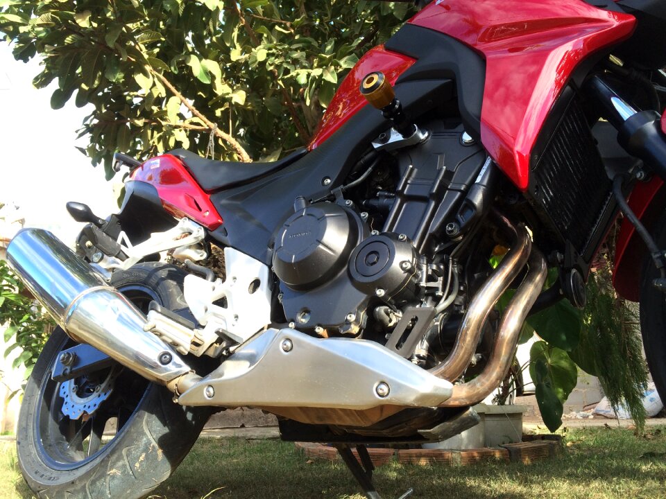 Two wheels adventure motorcycle