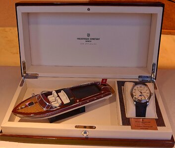 Clocks advertising ship advertising frederique constant