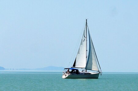 Sailing boat yacht water sport