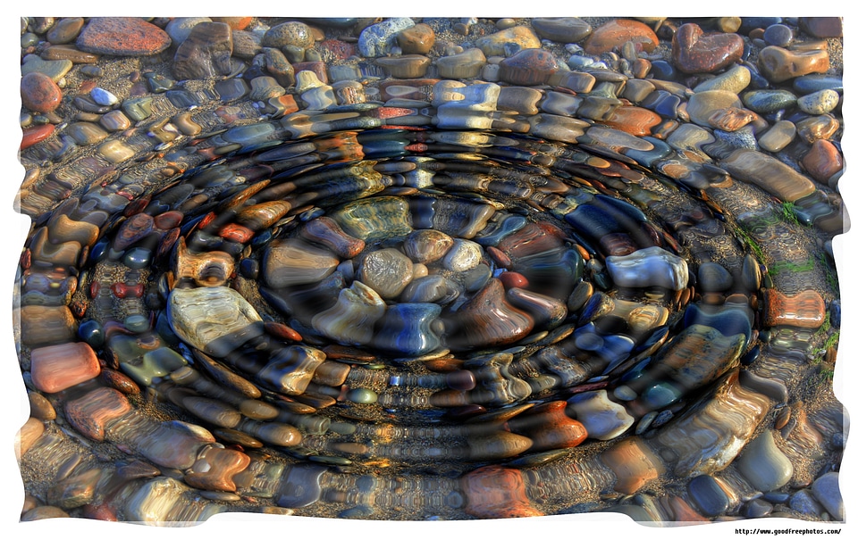 Water circle colorful