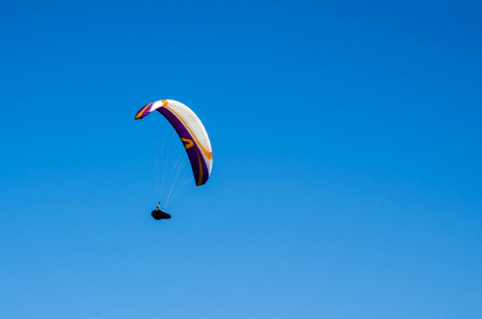 Brazil city park paragliding