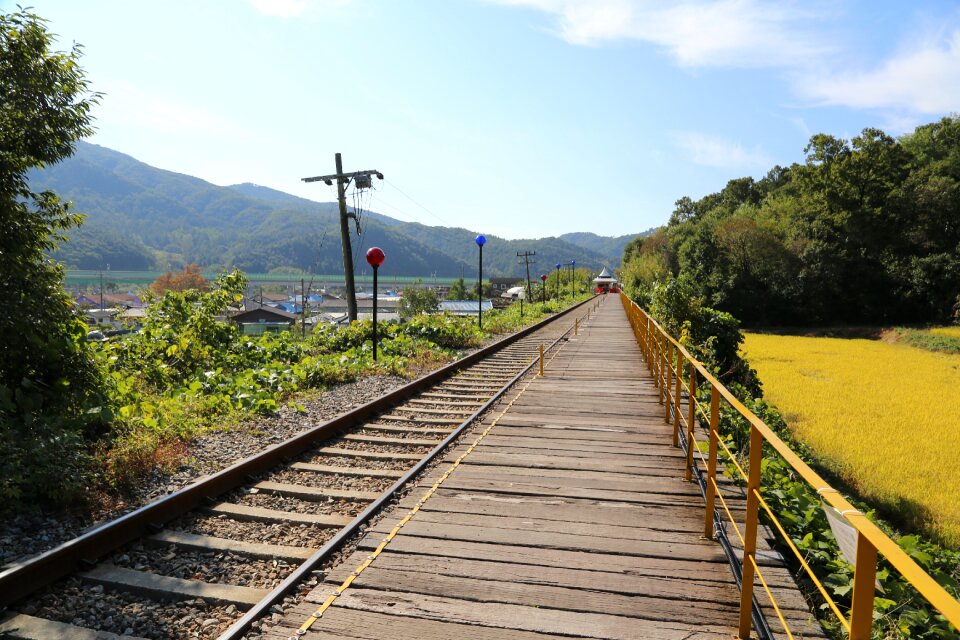 Country autumn the korean countryside
