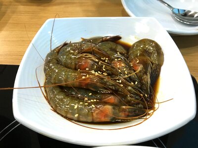 Chapter soy shrimp shrimp side dish