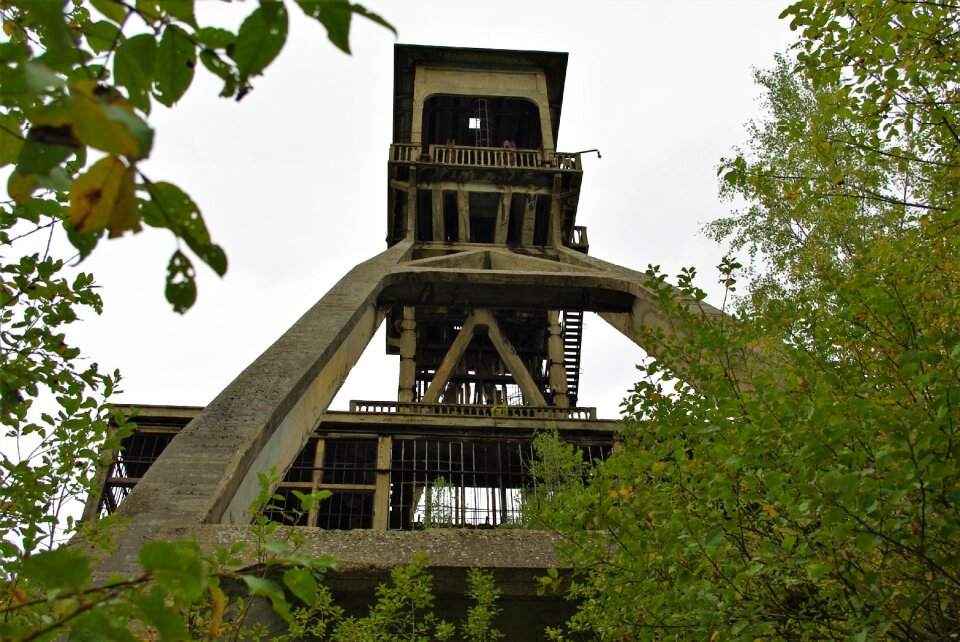 Industry ruhr area headframe
