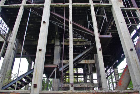 Old steel ruin