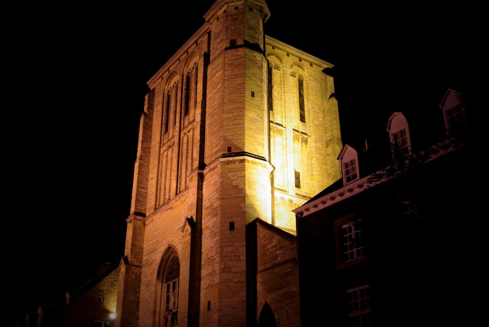 Evening architecture old