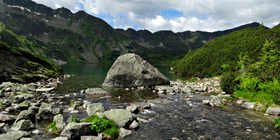 Landscape the high tatras nature