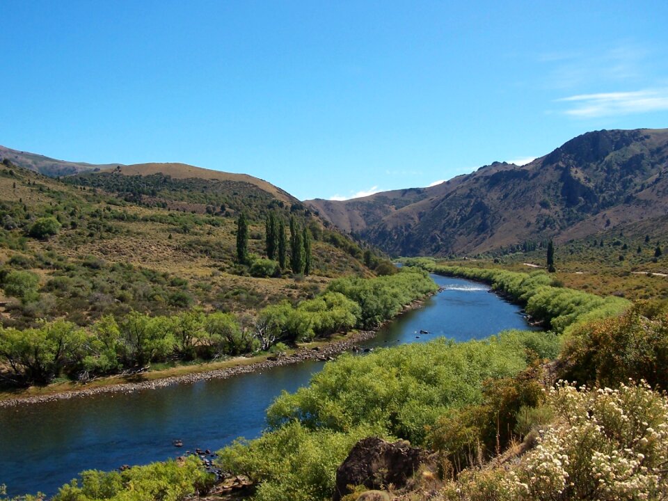 Argentina river landscape
