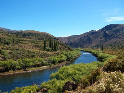 Argentina river landscape