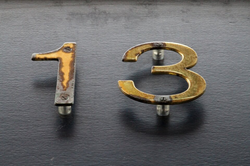 Metal brass thirteen