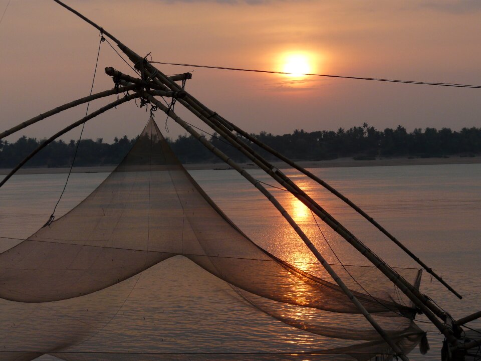 River cambodia fishing net