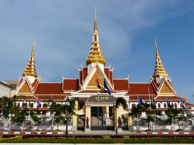 Government palace cambodia building photo