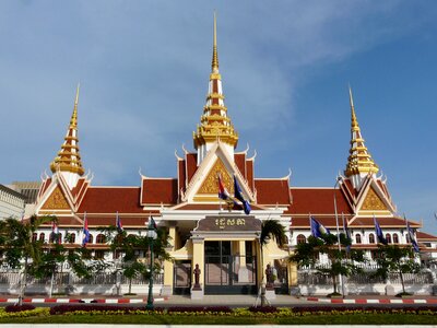 Government palace cambodia building